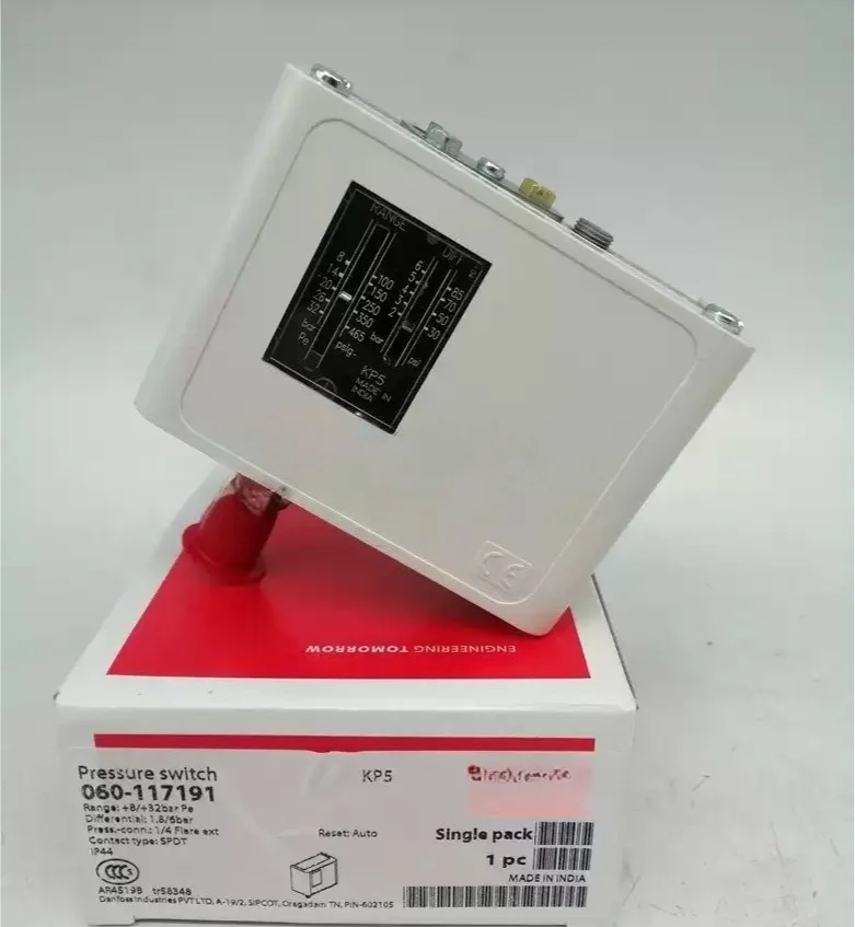 KP5 for Danfoss Pressure Controller 060-117191 060-117391 Refrigeration Unit Single Pressure Control Single High Pressure