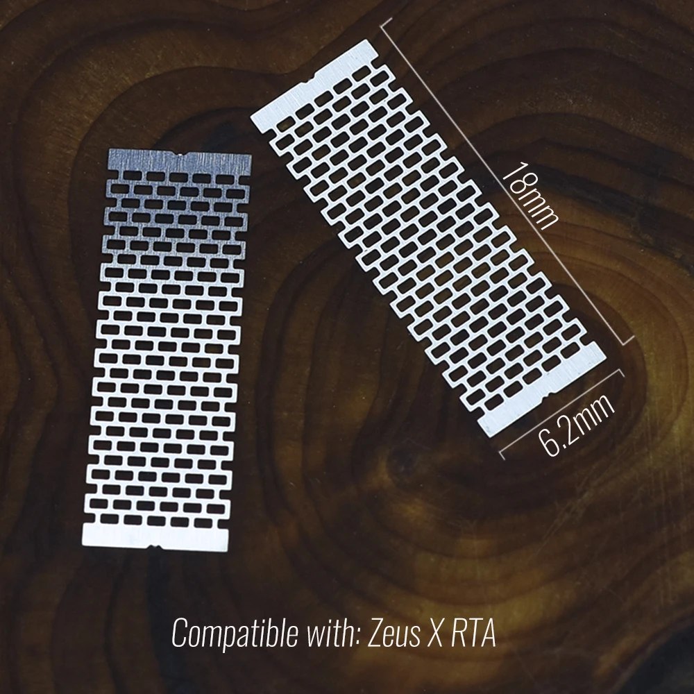 VAPJOY Zeus X сетка RTA катушка Ni80 сетка Стиль 0.17Ohm A1 0.2ohm нагревательная катушка провод RTA аксессуары хлопковая Подушка 60X80 мм