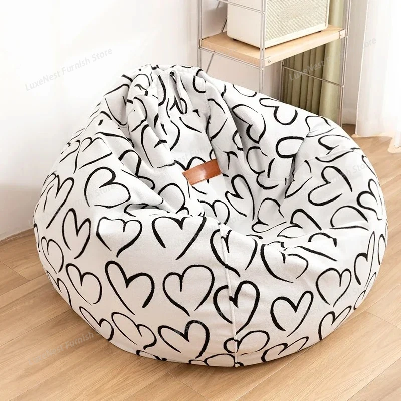 

Sleep Cushion Beanbag Sofa Fabric Relax Partical Filling Beanbag Sofa Relaxing White Muebles Para Salas Modernos Furniture