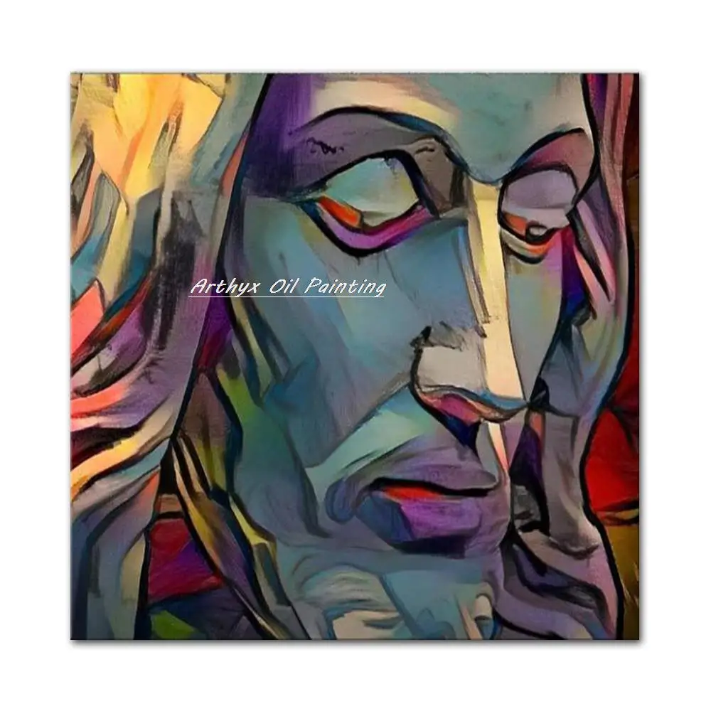 Arthyx ручная роспись, картина маслом на холсте, Современное абстрактное искусство большого размера, Настенная картина для гостиной, Декор для дома