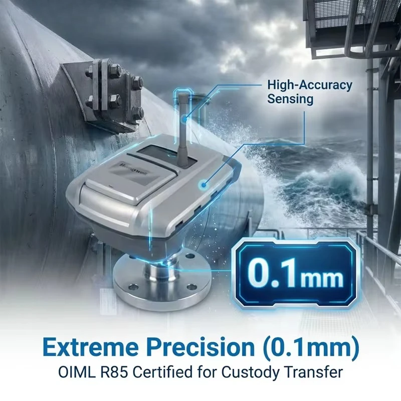 High Precision Level Transmitter Real-time Ground-level Data for Enraf Flexline 990 SmartRadar Tank Gauge SIL2 Meter
