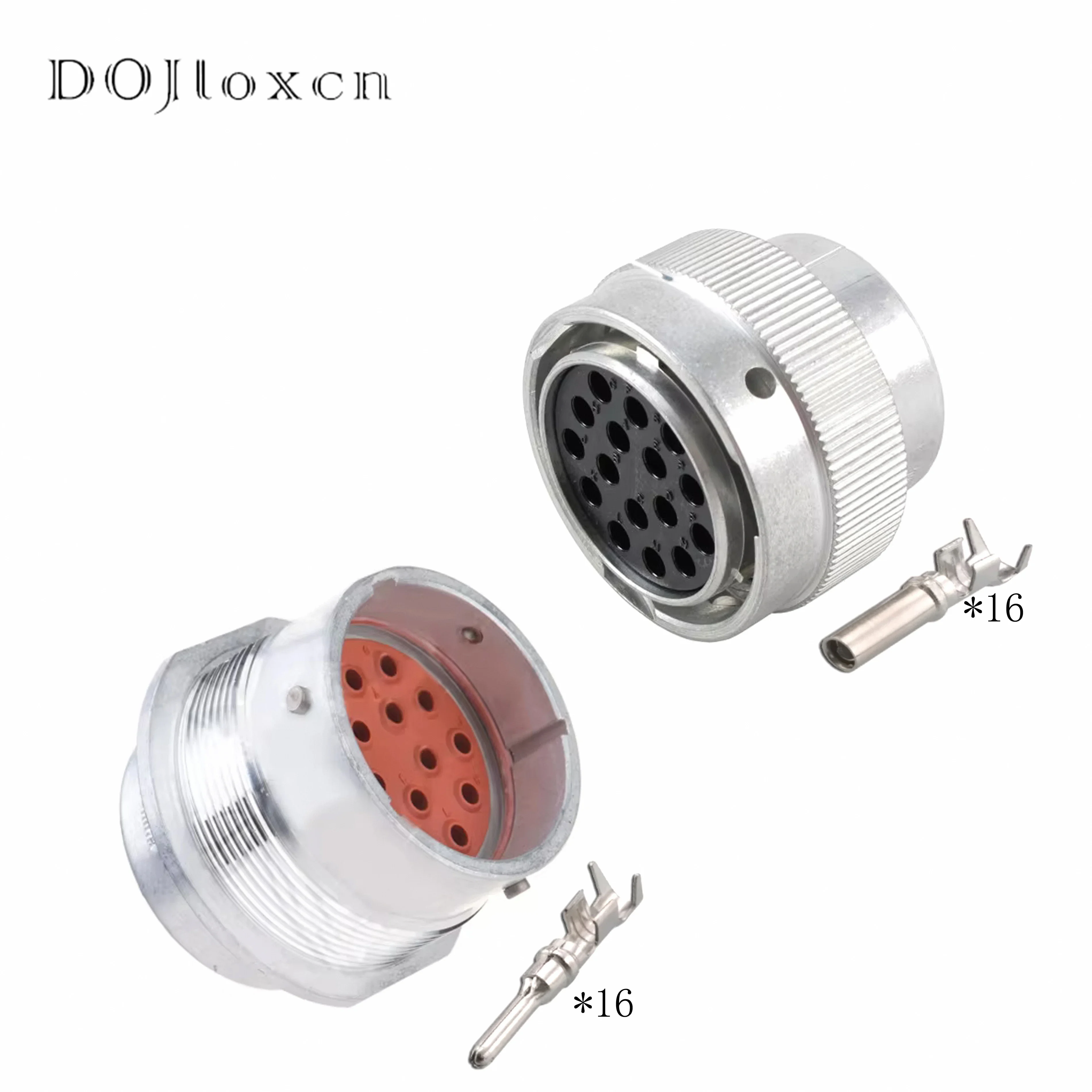 1/5 Sets 16 Pin HD34-24-16PE HD36-24-16SE Deutsch Connector Original Authentic Waterproof Male Female Wiring Plug With Terminal