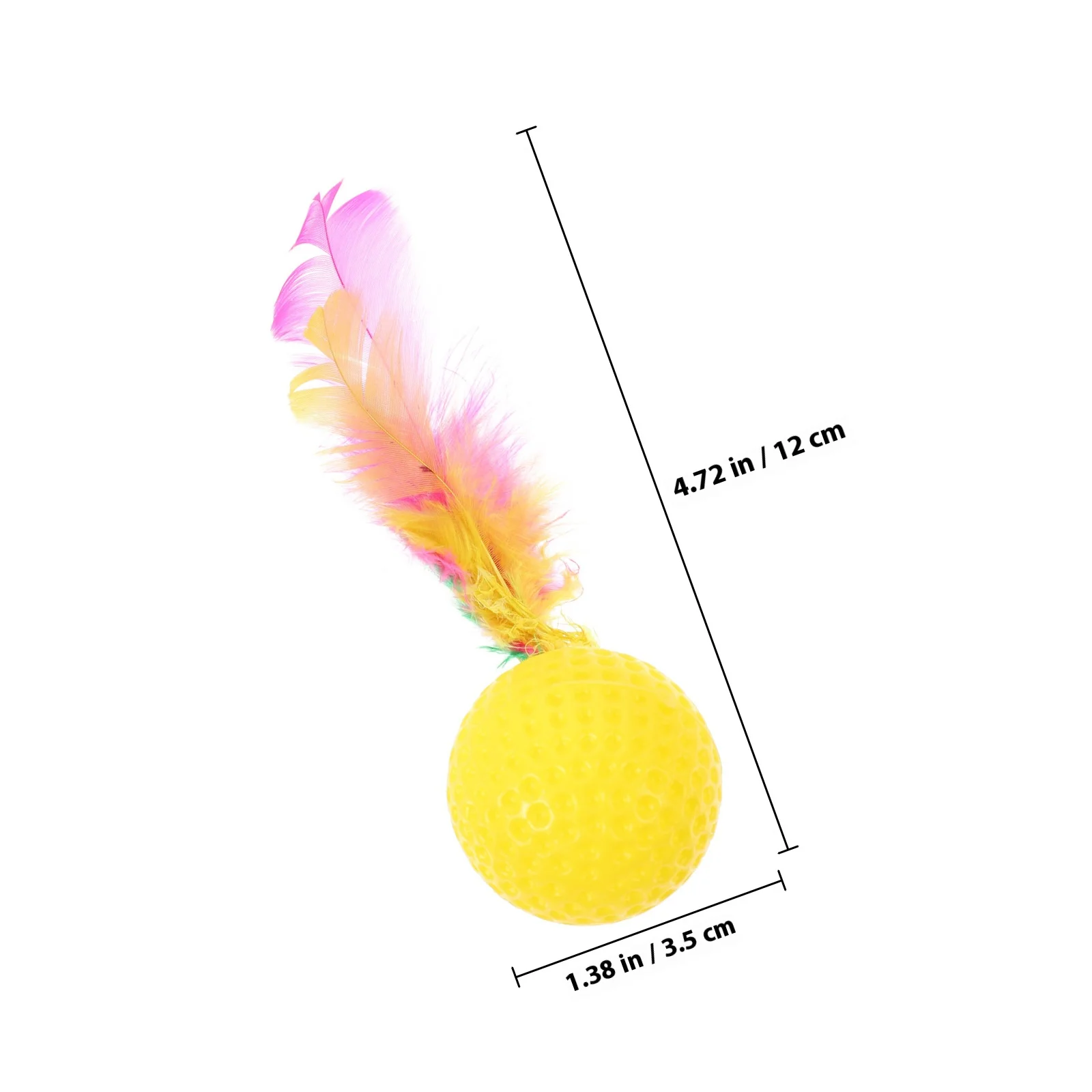 24 Buah Bola Suara Interaktif untuk Latihan Menggoda Interaktif Perlengkapan Aktivitas Hewan Peliharaan Berbagai Macam Warna