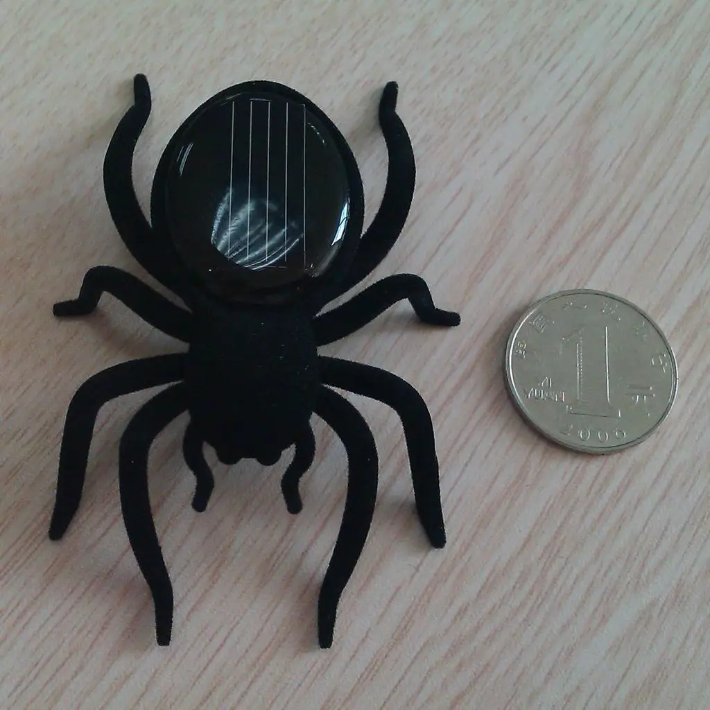 Novità giocattolo educativo robot ragno ad energia solare gadget per bambini lunghezza cm