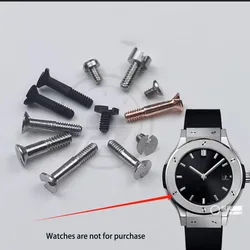 Watch screws are suitable for H.UBLOT watch case back cover screws, watch strap interface screws, and watch accessory parts