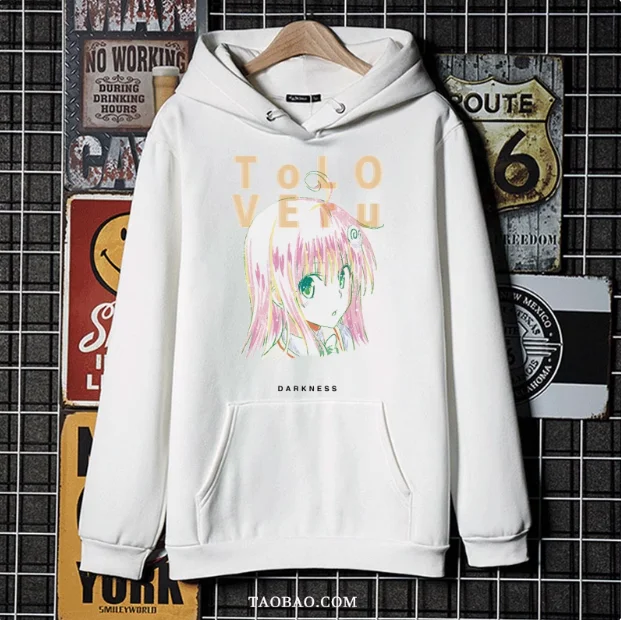 Anime To LOVE Kotegawa Yui Hooded Hoodie Cosplay Autumn Winter Men Women Coat Loose Jacket Tops