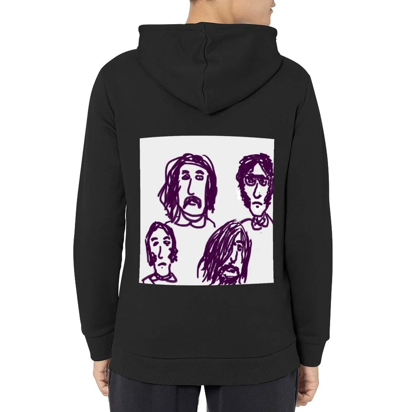 

CSNY Crosby, Stills, Nash & Young DRAWING DAY Hoodie men wear korean autumn clothes anime clothes japanese style graphic hoodie