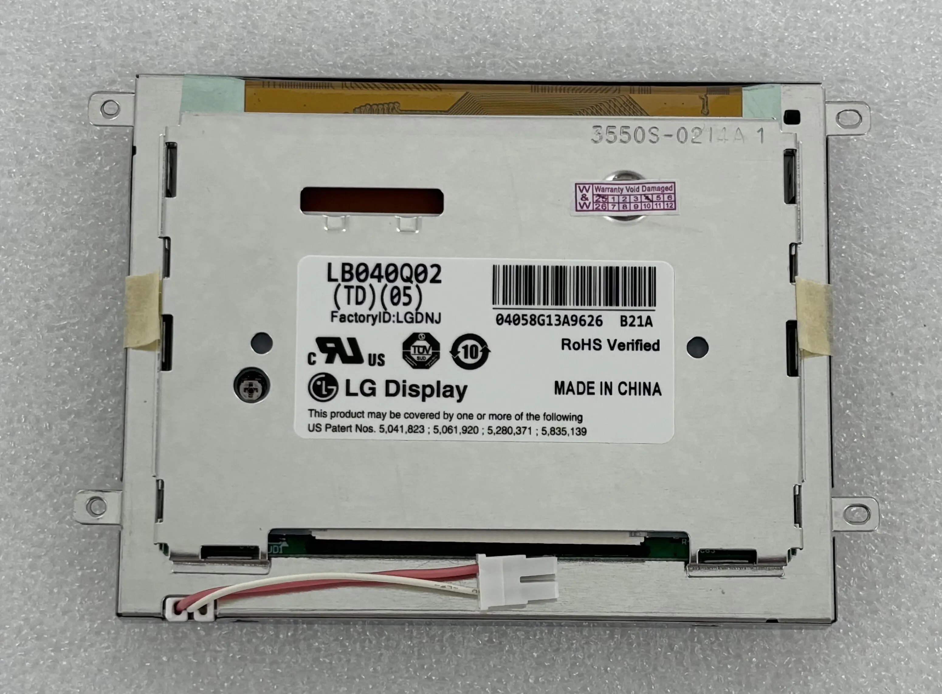 Fotografia 3: 4.0 polegadas LB040Q02-TD05 display lcd 320*240 tela lcd transporte rápido