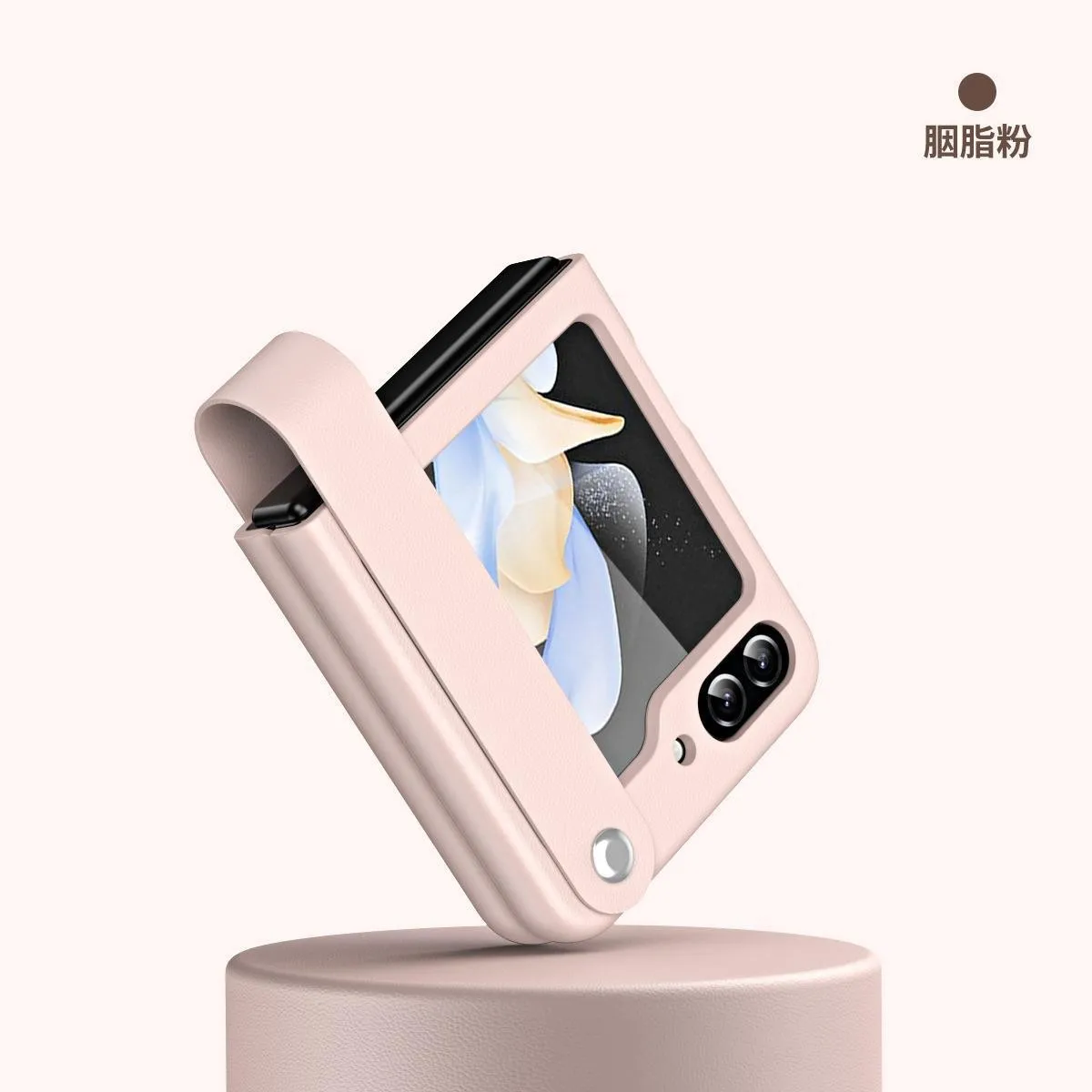 For Samsung Galaxy Flip4/Flip5 Wristband Folding Screen Anti-drop Protective Case