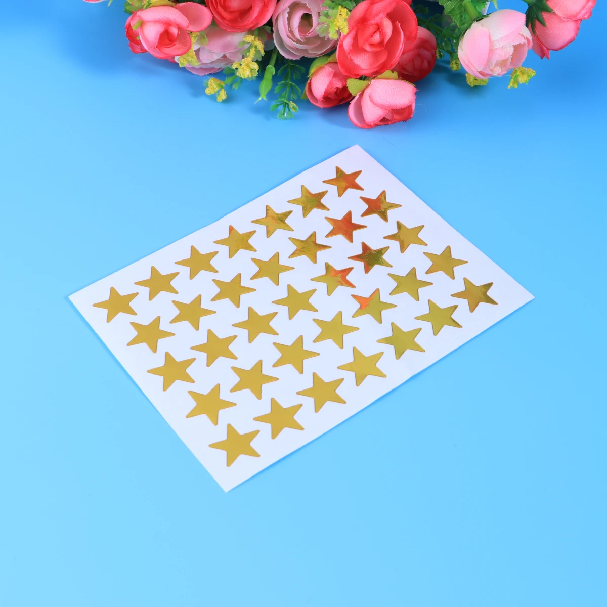 

100PCS Star Stickers Sparkly Gold Kids Cartoon Classroom Home Office Use Reward Chart DIY Toddler School Supplies