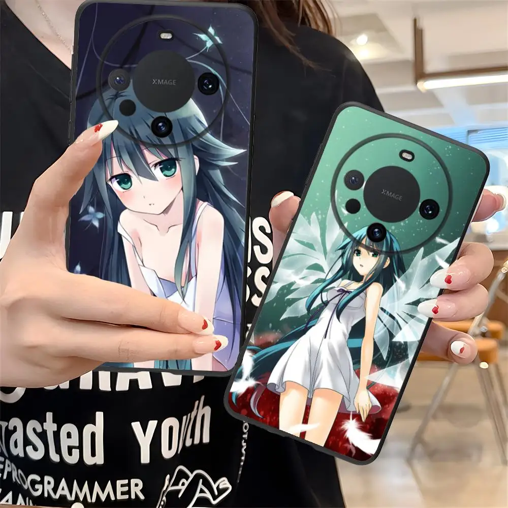 Saya no Uta حافظة هاتف محمول لهاتف هواوي ميت 60 50 40 30 20 10 Pro Plus Lite E 5G غطاء طباعة ملون غطاء فاخر للهاتف الذكي