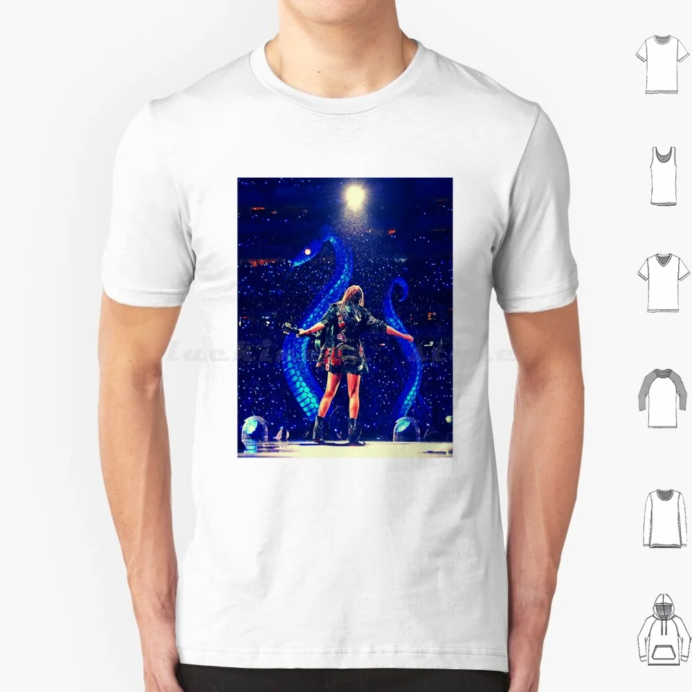 Reputation Tour B Stage Snakes Blue T Shirt Big Size 100% Cotton Speak Now Speak Now Era Speak Now Tv Speak Speak Now World