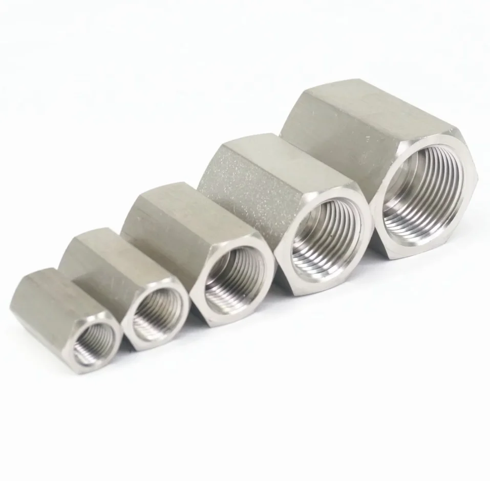 1/8 "1/4" 3/8 "1/2" 3/4 "1" BSP Weibliche 304 Edelstahl Hex Mutter Stange rohr Fittings Adapter Max Druck 2,5 Mpa – Detail 4