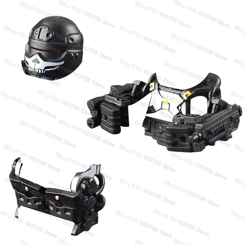 أنيمي لعبة المحاربين العسكريين ميكا شخصيات قوة درع الثقيلة عمل أرقام اللبنات ملحقات لعبة هدية GP801 #2