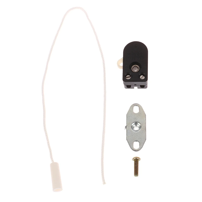 1pc Lamp Pull Cord Mini Switch Pull Wire Switch Universal Pull Chain Cord For Ceiling Lamp Switch Replacement Tools Push Button