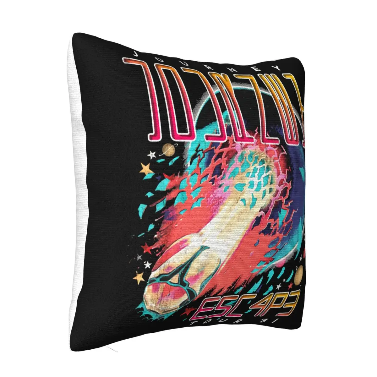 Journey Rock Band Escape Album World Tour Mens Glam Rock Band Concert Fashion Pillow Case