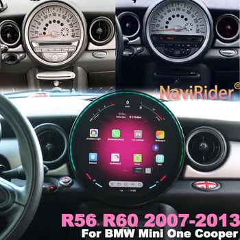 Car Radio Android 14 For BMW Mini Cooper R56 R60 R51 2007 - 2013 GPS Carplay Navigation Stereo Auto DSP BT DVD Multimedia Player