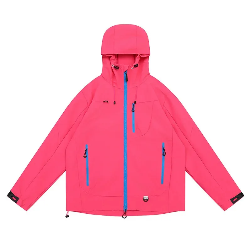 HELLOMARCEL EU US Size High Quality Outdoor Sports Windproof and Stain-resistant Sportswear Unisex Jacket with Warm Inner Lining