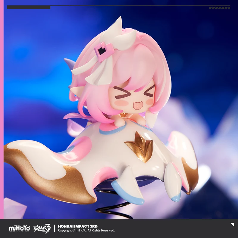 Honkai Impact 3 Elysia Herrscher of Human: Ego Wobble Figure Q Version Cute Anime Collectible Toy by miHoYo