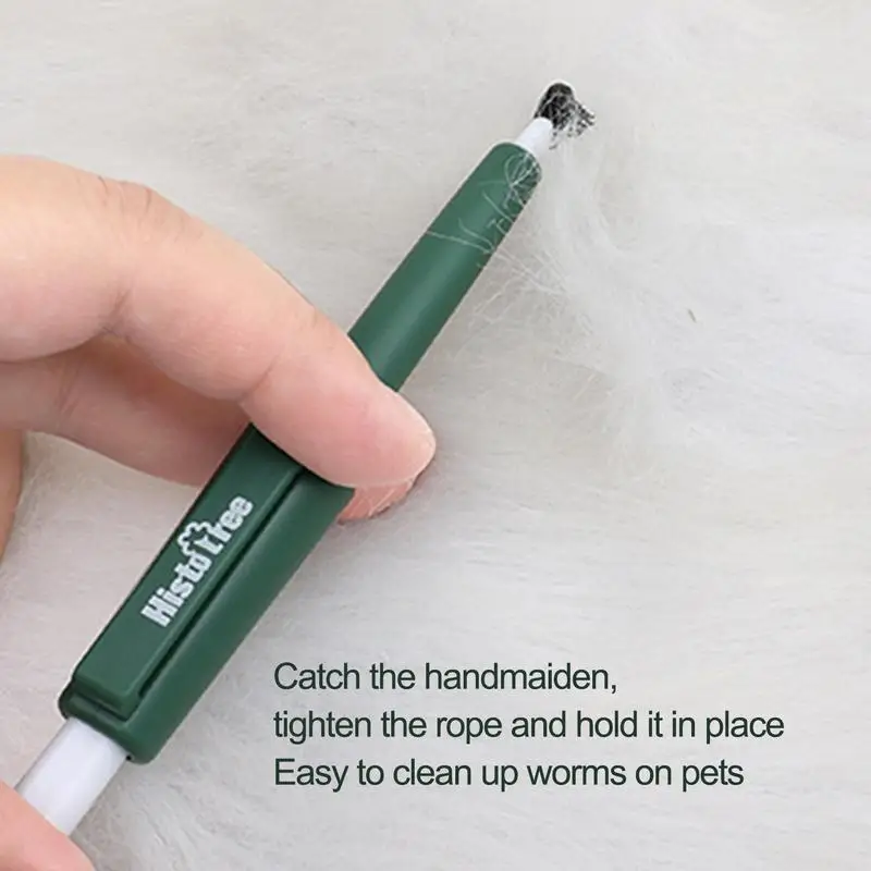 1Pcs Pet Tick Twist Remover Hook Picker Flea Scratching Extractor Cat Dog Grooming Product Mite Tool Tweezers Pen Louses Pliers