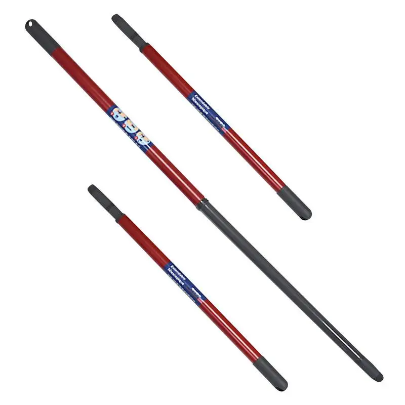 Spin Mop Pole Three-Section Mop Telescopic Rod For Floor Rotating Floor Mop Pole No Foot Pedal Version Handle Cleaning Tool Kit