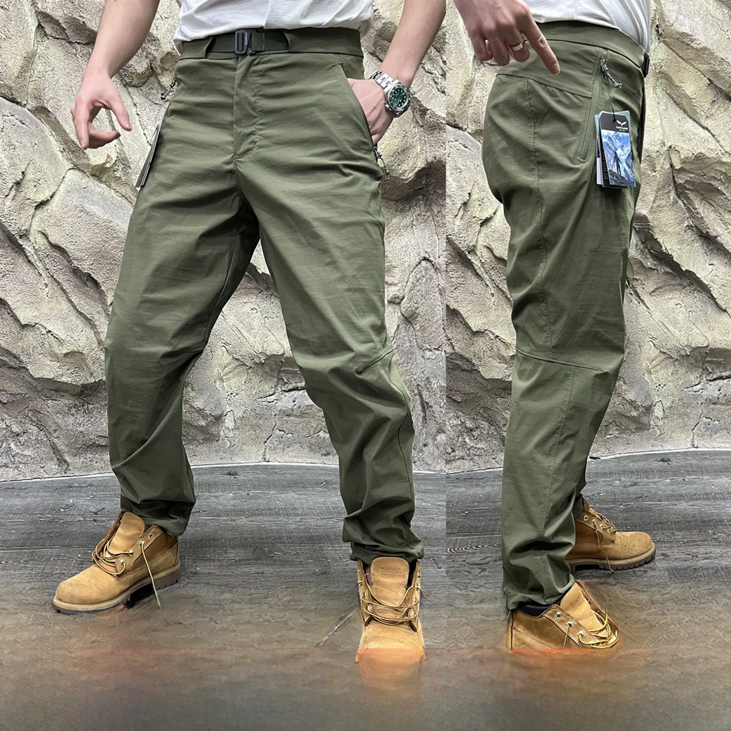 

Мужские повседневные брюки для улицы Qui Dry, прямые брюки, мягкие, ell 69, весна-лето, легкие, удобные спортивные брюки