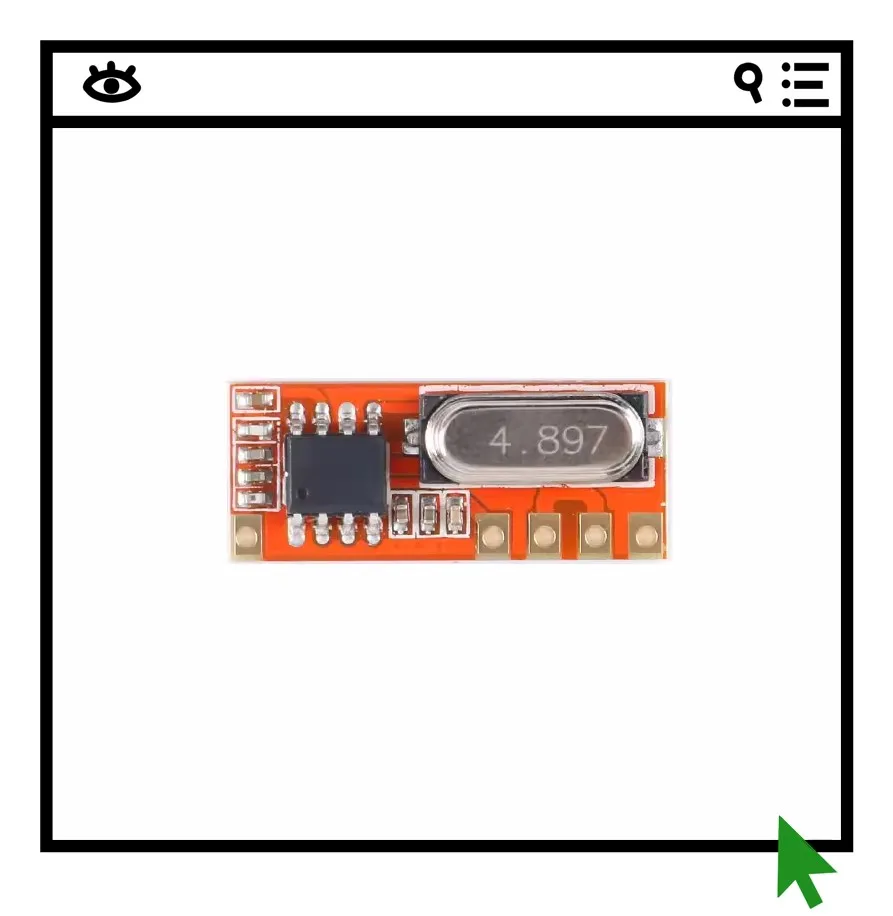 

5PCS LR35B LR45B 315/433MHz wireless remote control receiver module, superheterodyne