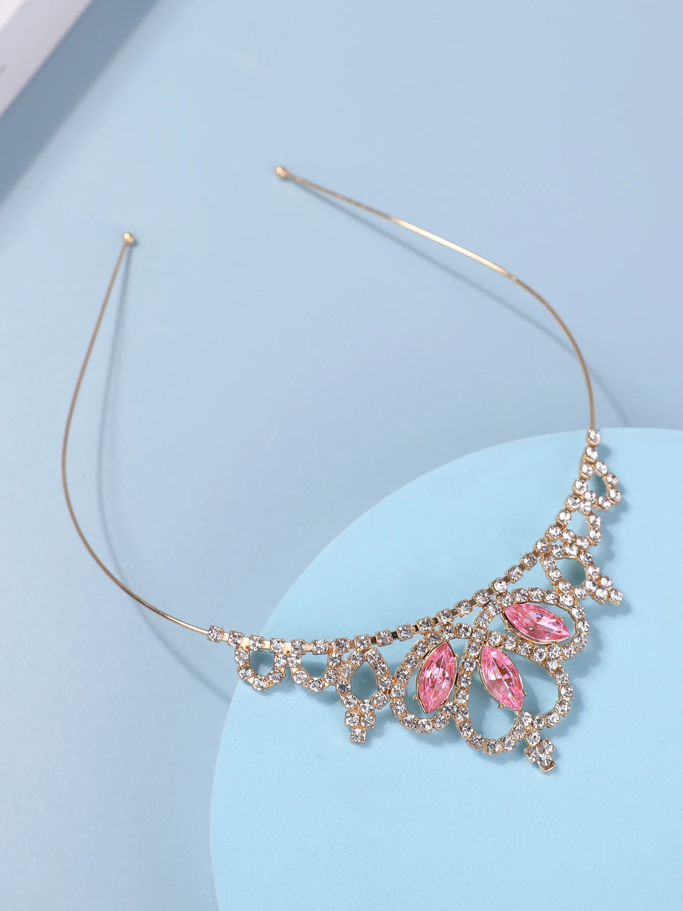 Frozen Princess Strass Krone Kopfschmuck Kinder Haarband Mädchen Aisha Stirnband Haarschmuck – Detail 5