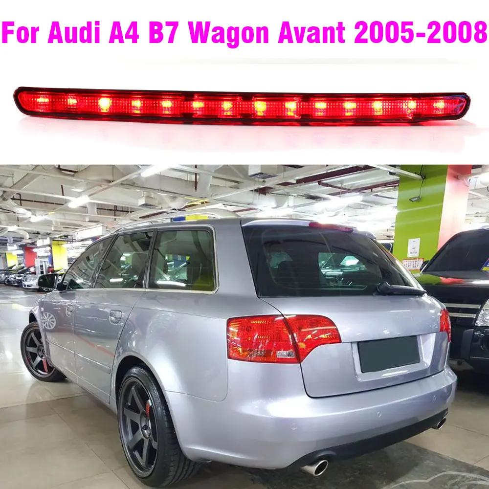 8E9945097B Red LED Brake Light 3rd High-Position Auto Stop Lamp Tail Light For Audi A4 B7 2005 2006 2007 2008