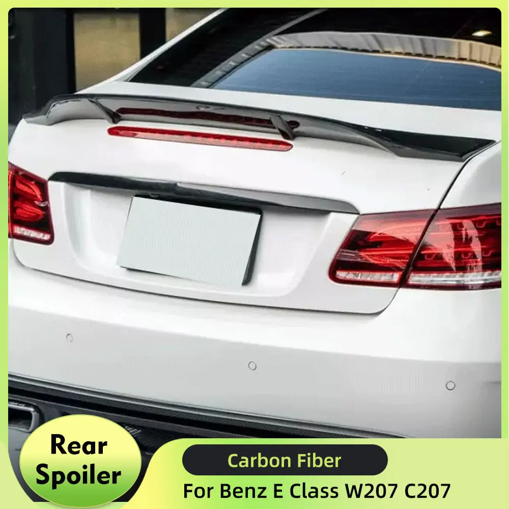

Carbon Fiber Rear Trunk Spoiler for Mercedes Benz E Class W207 C207 Coupe 2009-2016 Rear Boot Lid Highkick Spoiler Wing