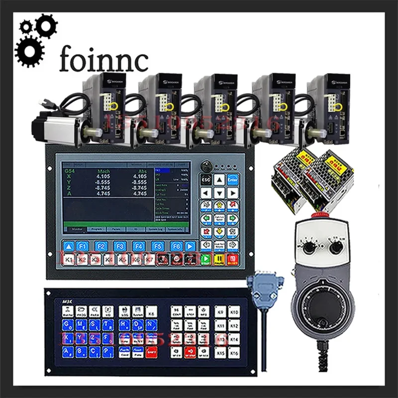 DDCS-EXPERTM350 3/4/5 eixos cnc controlador offline 750w 220v kit servo motor suporta ferramenta revista substituição ddcsv3.1