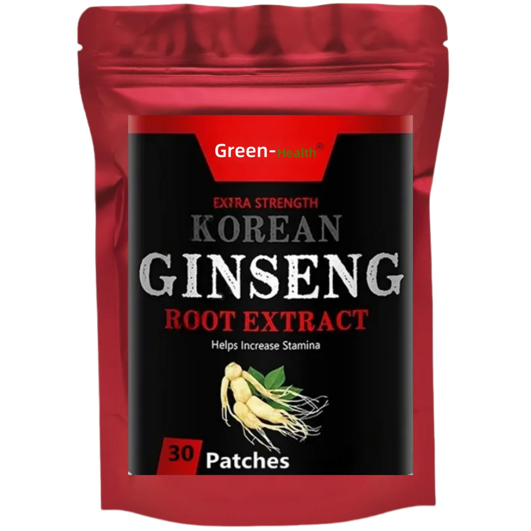 Hot sale Korean Red Ginseng Patch - Enhances Endurance, Strength & Mood Balance - Boosts Energy & Focus free shipping