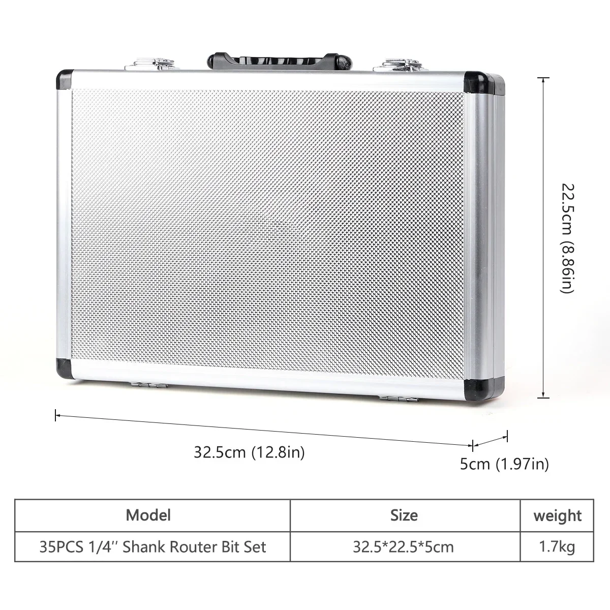 35Pcs 1/4 "(6,35mm) Schaft Hartmetall Router Bit Set Holzbearbeitung Cutter Trimmen Messer Für Trimmen Fräsen holz Cutter