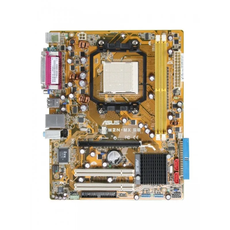 

ASUS M2A-MX Motherboard Socket AM2 NVIDIA NF6100-430 4×DDR PCI-E 16X Micro ATX support Athlon 64 3500 3800 4000 X2 BE-2300 used