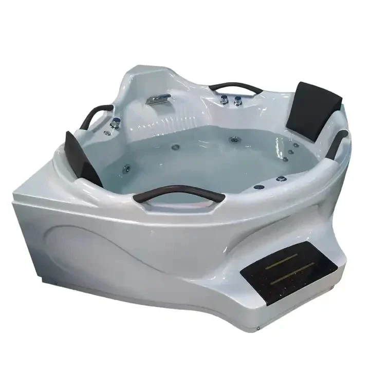 New design corner bathtub indoor whirlpool hot tubs double