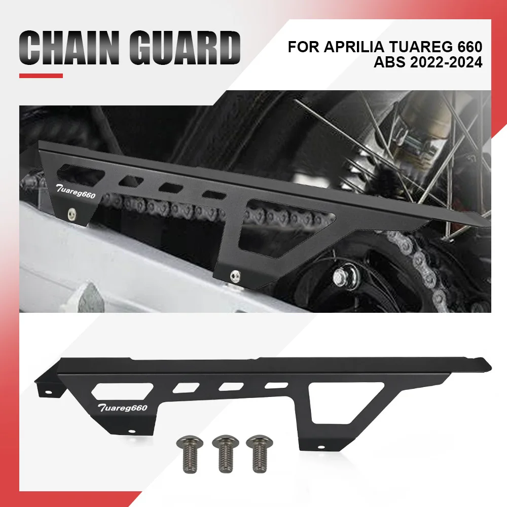 

For Aprilia Tuareg 660 ABS 2022 2023 2024 Chain Guide Pulley Chains Chainring Protector Motorcycle Plate Guard Cover Chain Guard