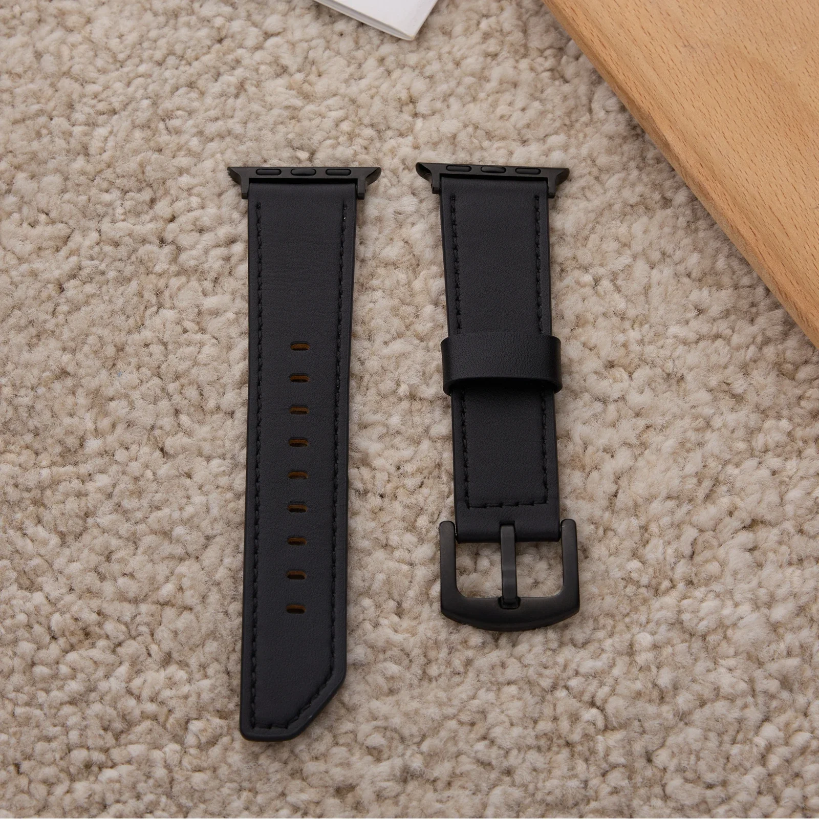 Excellent Leather loop For Apple Watch band women Series Ultra 10/9/8/7/6 38mm 40mm 41mm 42mm 44mm 45mm 46mm Strap
