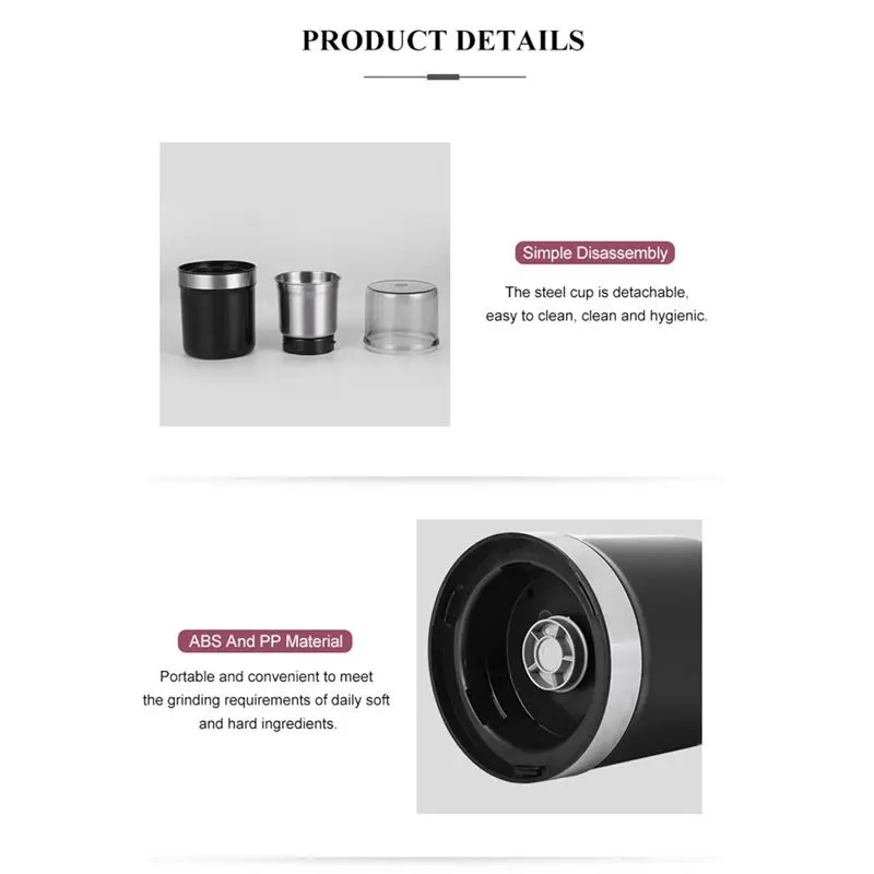 [B25B!】 Coffee Grinder Meat Grinder Food Wall Breaker Wet And Dry Grinder Garlic Beater Juicer EU Plug