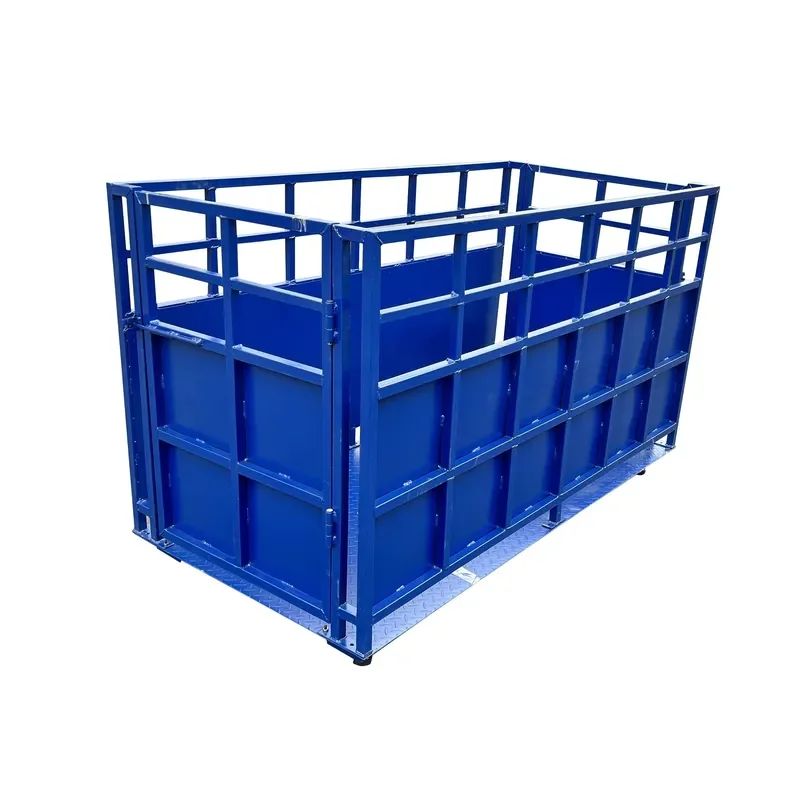 Heavy Duty Livestock Weighing Scale 1T 2T 3T Digital Platform for Cattle Sheep Pig Farm Animal Weight Measurement Equipment