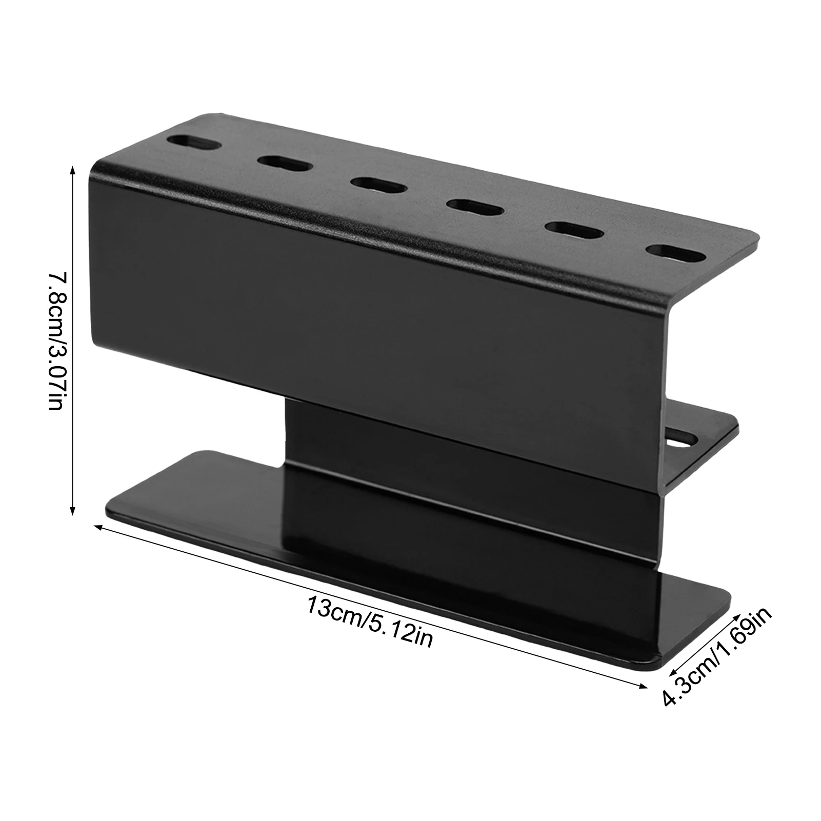 Soporte de pinzas acrílicas de 6 agujeros para herramientas de extensión de pestañas, estuche de almacenamiento, organizador de salón de belleza, soporte de exhibición, caja de almacenamiento