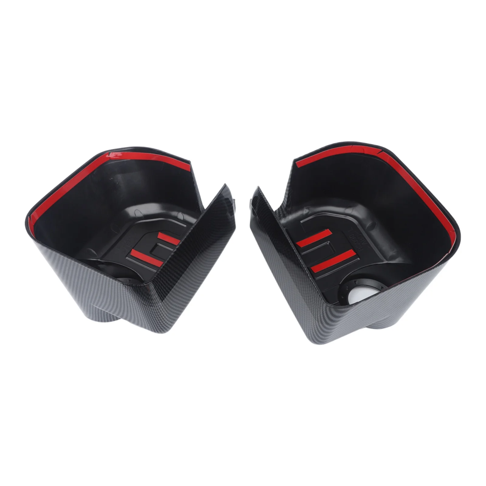 Side Rearview Cover for Carbon Fiber Mirror for Off Road Plastic Construction Side Rearview Set Left And Right Fit Carbon Fiber
