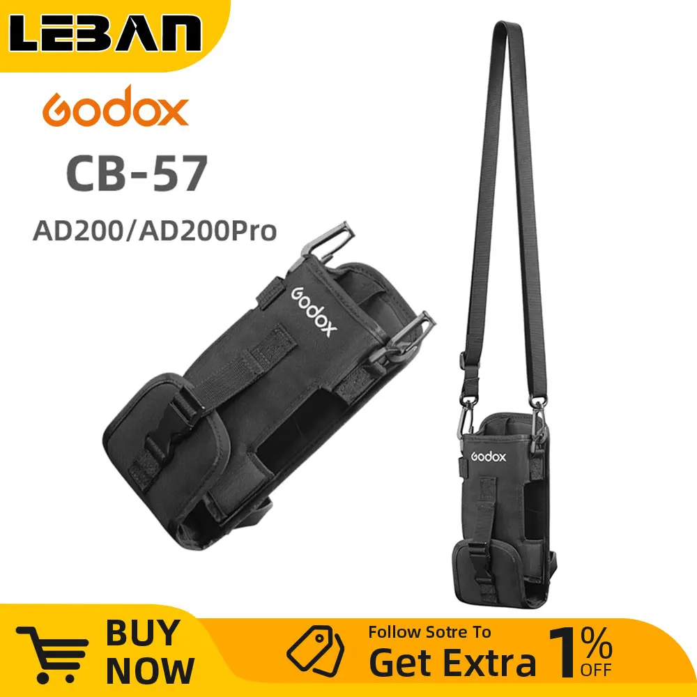 Godox CB-57: AD200 ve AD200Pro İçin Optimal Taşınabilir Flas Şınavı Çantası