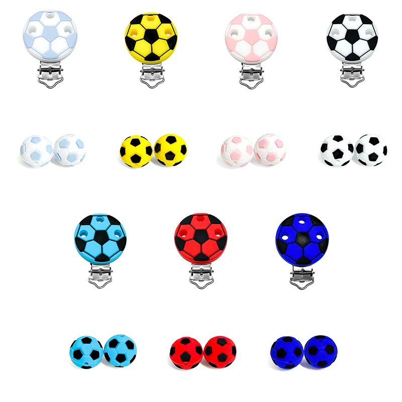 

5/10PCS Silicone 3D Footballmateriales Shape DIY Bracelet Necklaces Popular Jewelry Jewellery Making Jewellery Accessories