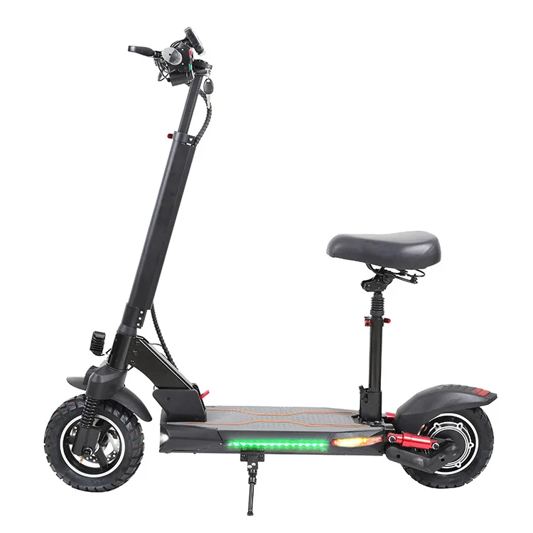 36V48V350W10 inch folding aluminum alloy double shock absorption intelligent electric scooter