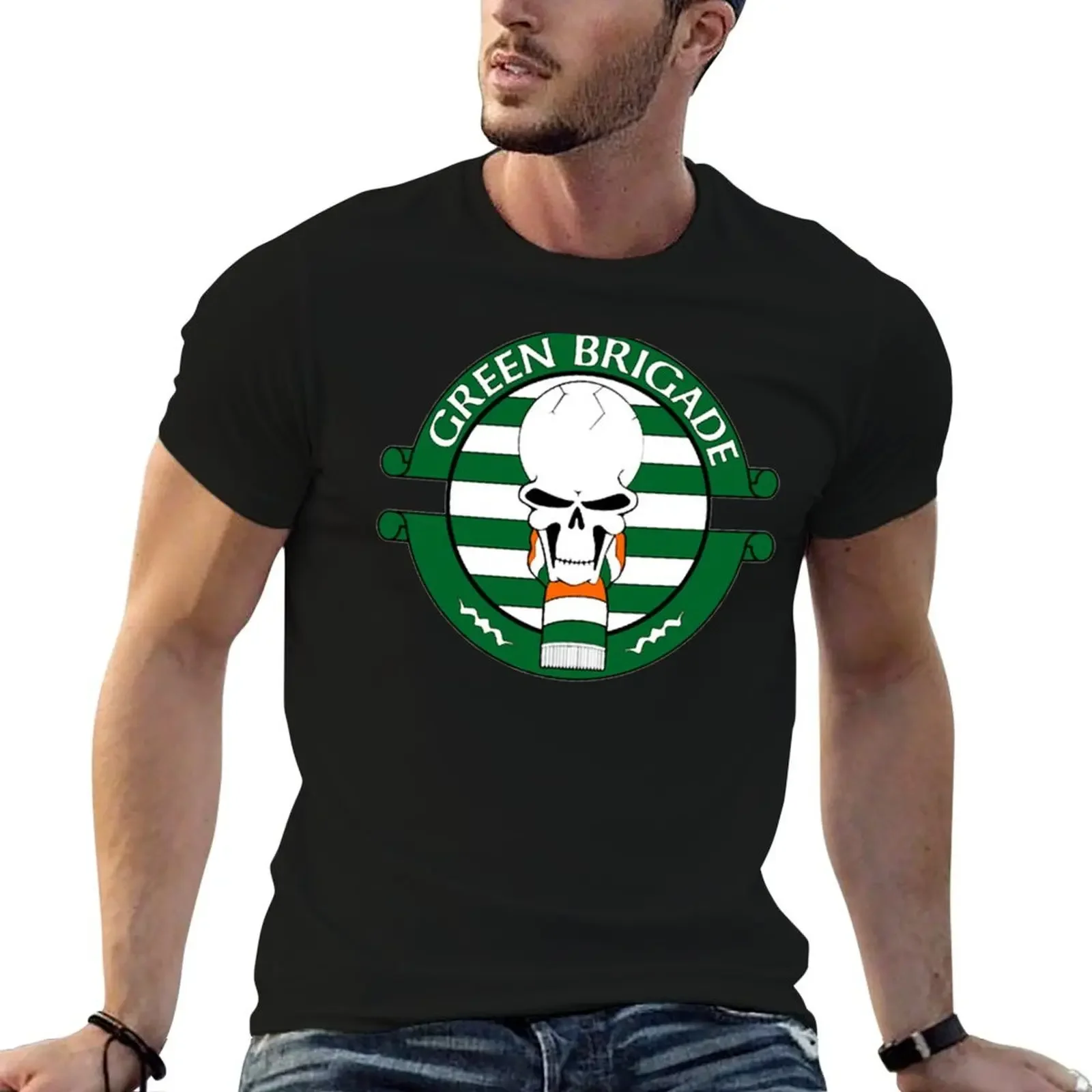 Green Brigade T-Shirt summer top for a boy mens t shirts pack