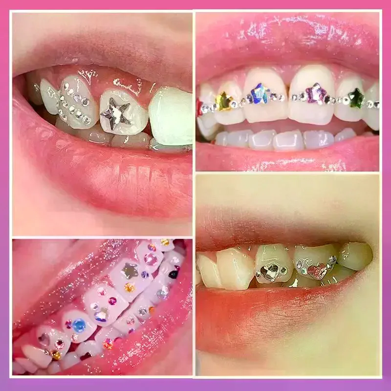 

1 комплект, драгоценные камни для зубов, кристалл, бриллиант, сердце, орнамент круглой формы, инструменты «сделай сам», различные формы, цветные зубы, ювелирные изделия, протез
