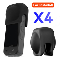 Lens Cap for Insta 360 X4 Silicone Protective Cover For Insta360 X4 Anti-fall Dustproof Case Panoramic Sports Camera Accessories