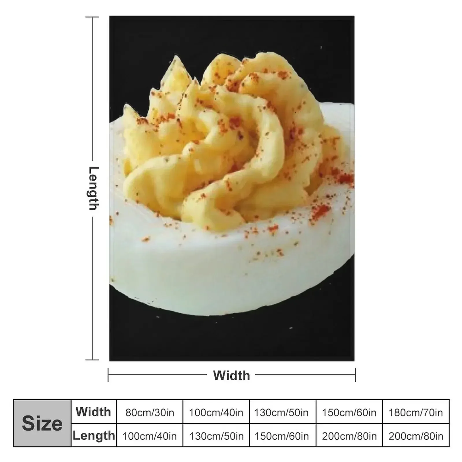 Deviled Egg Throw Blanket christmas gifts wednesday Comforter Large For Baby Decoratives Blankets