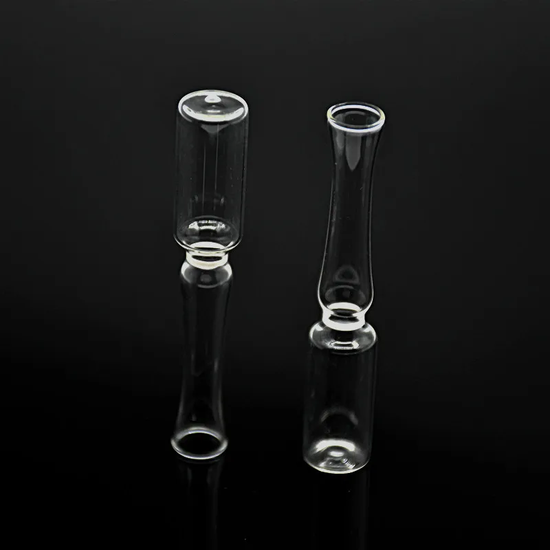 Glass Ampoule Bottle 1 ml Transparent Easy-breaking Deposited Microorganism Strains Medicine Filling Bottle White Ring 500 / PK