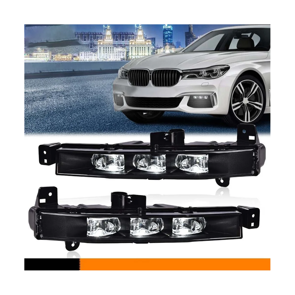 

Car Left Side LED Fog Lamp Driving Lamp Daytime Running Light for G11 G12 740I 750I XDrive 63177342953